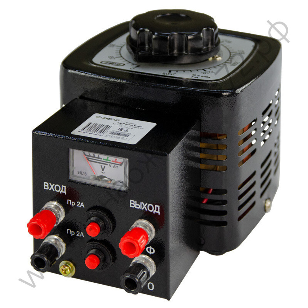 Лабораторные автотрансформаторы Энергия Black Series однофазные