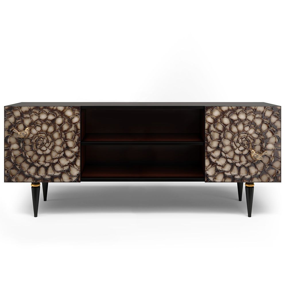 Тумба под ТВ Терра 155см Классик Каштан