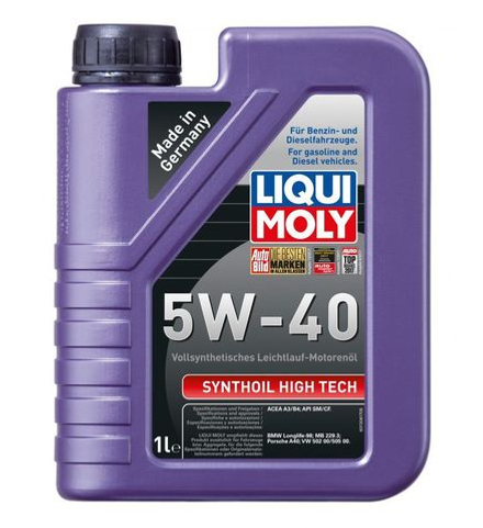Моторное масло LIQUI MOLY Synthoil 5w40 1л