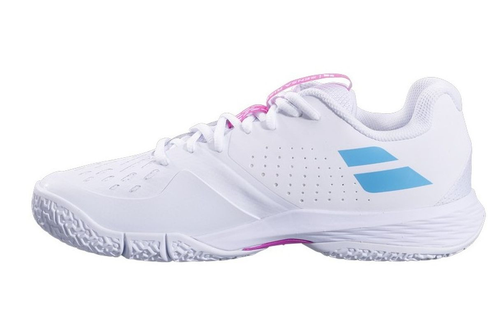 Женские кроссовки для Падел Babolat Sensa Rise - white/rhodamine red