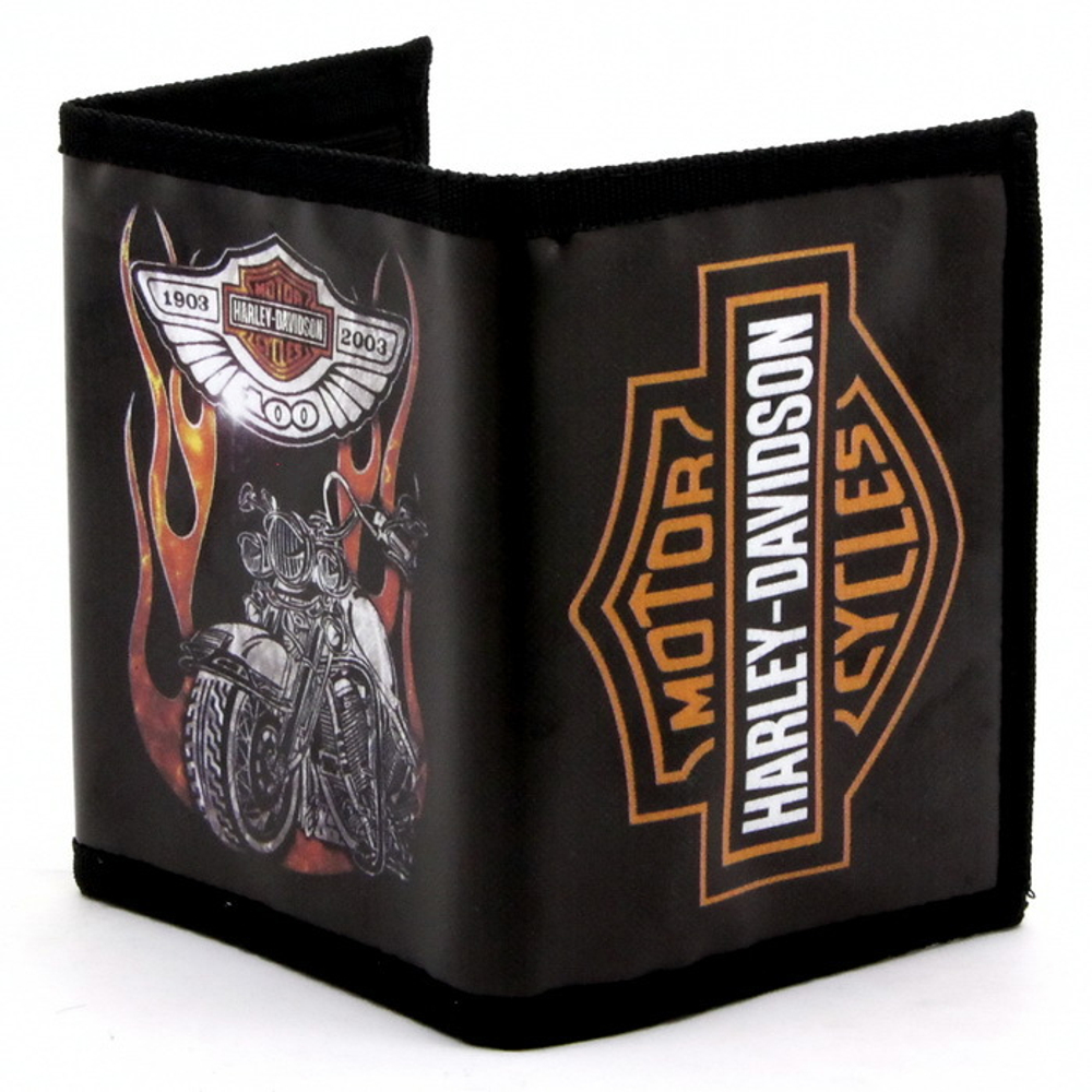 Кошелек Harley Davidson лого / мотоцикл (051)