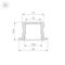 Профиль встраиваемый Arlight LINE-2315-F-2000 ANOD BLACK 044278