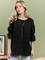 Блузка Милица-1 Виотекс ЧЕРНЫЙ -7