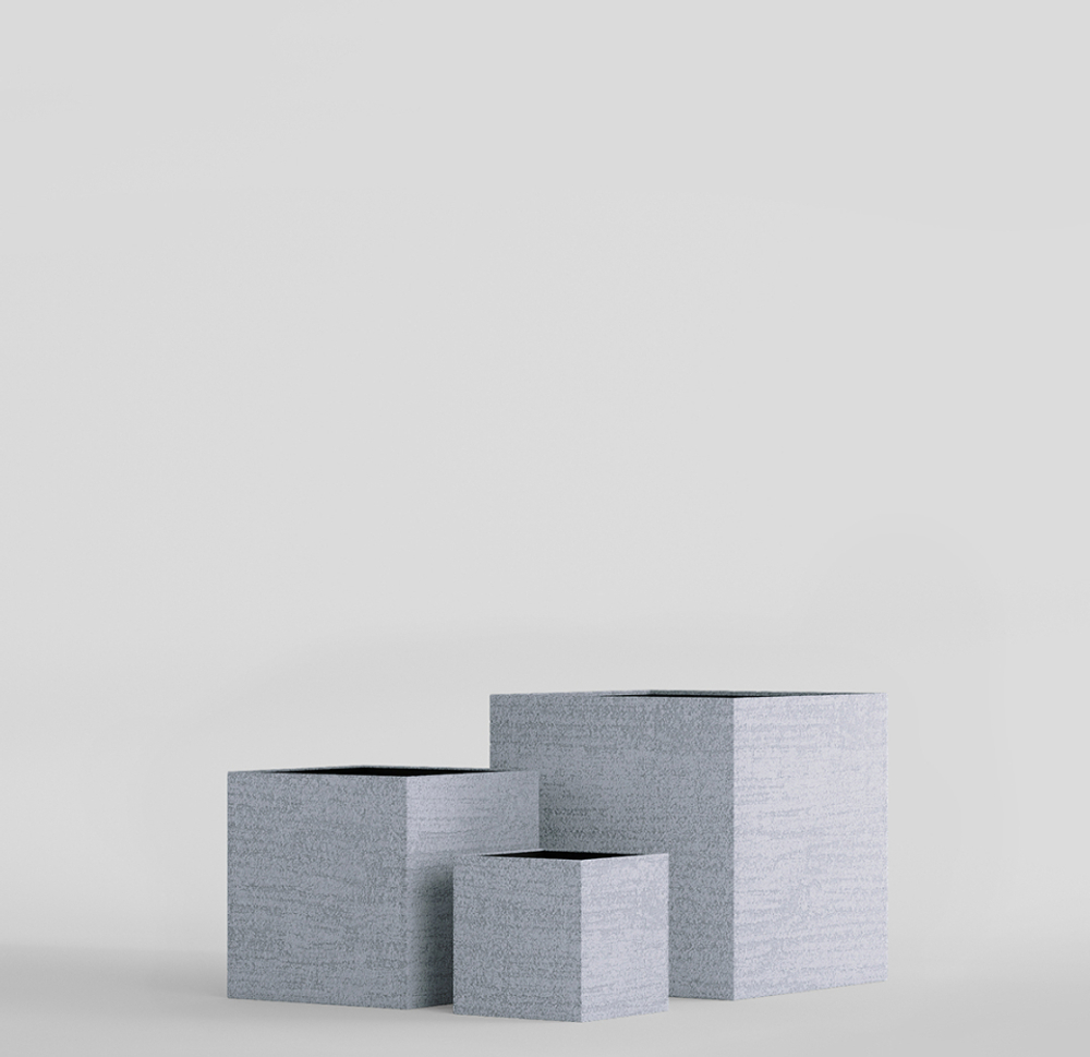 Кашпо, коллекция Surface, форма CUBE