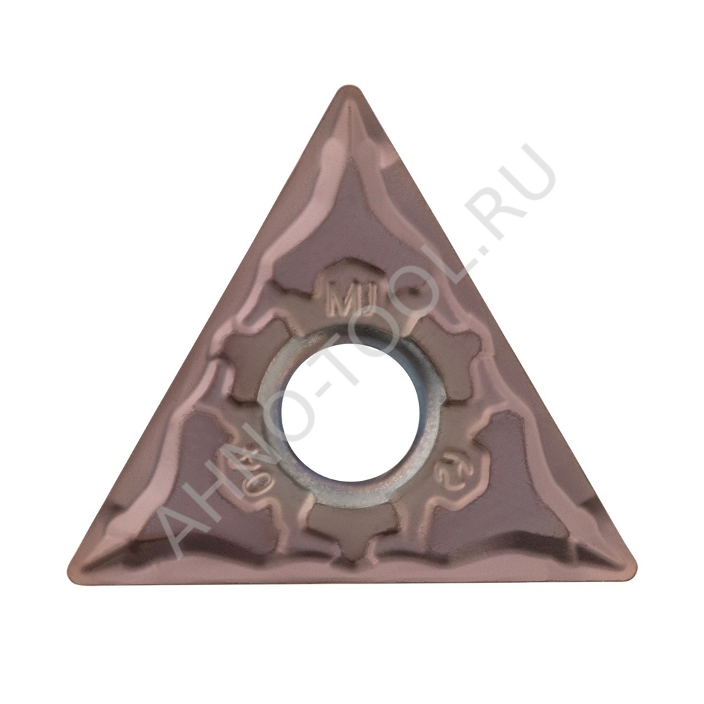 Пластина твердосплавная ISO TNMG160404-MJ APM428L AHNO по жаропроч. и нерж.стали, получистовая