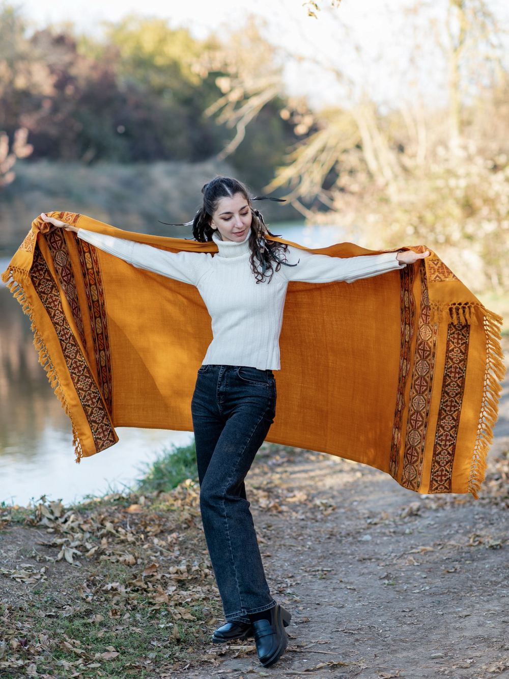 Шаль гималайская (куркума)