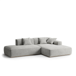 3-х местный нераскладной диван с кушеткой SAGA 012/021