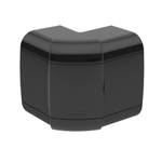 Угол внешний 90х50 мм, изменяемый черный