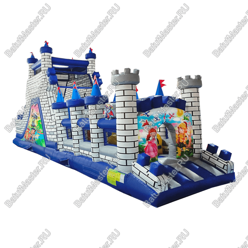 Надувная полоса препятствий "Дворцовое средневековье"