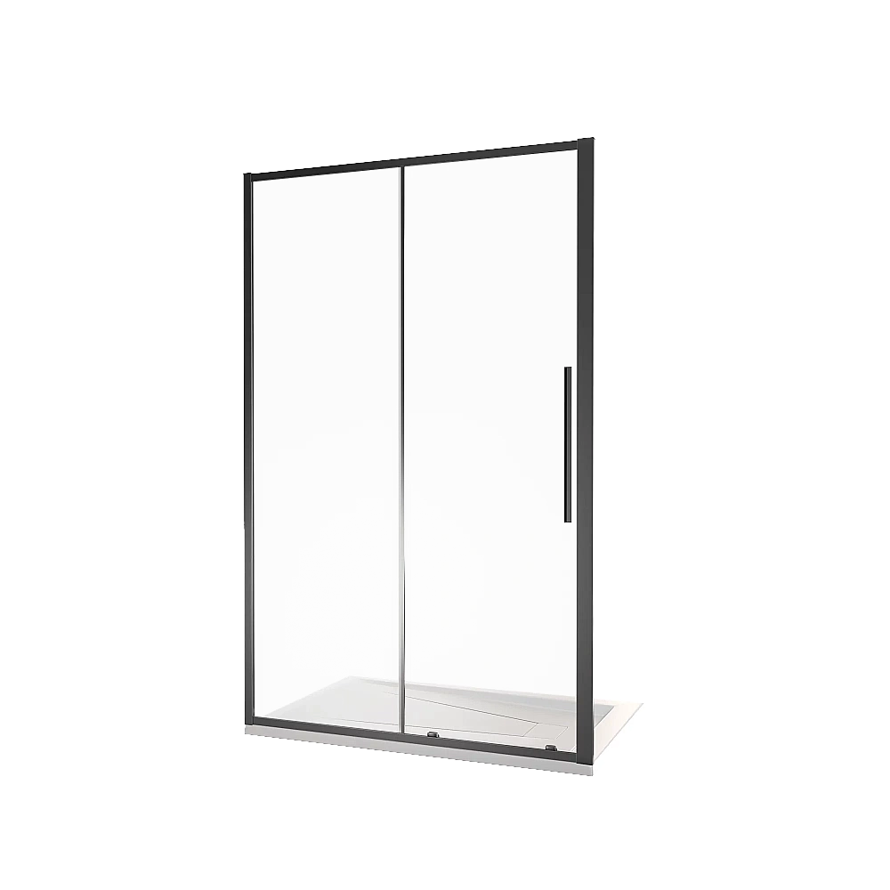 Душевая дверь Good Door IDEA WTW-130-C-B стекло прозрачное/профиль черный