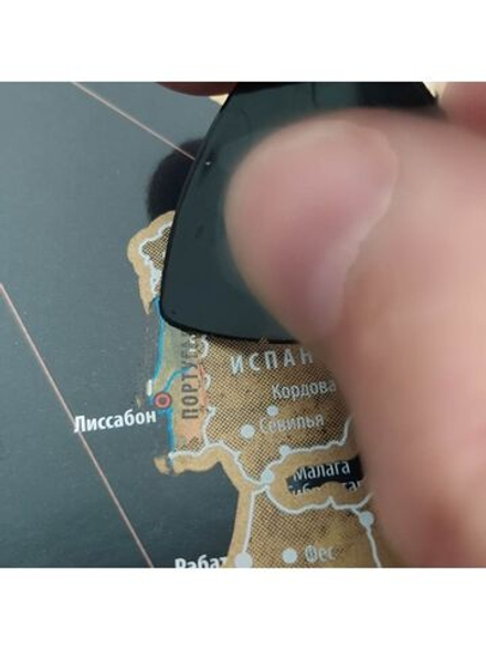 Набор аксессуаров для скретч карт мира и постеров