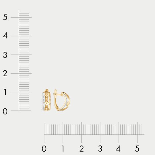 Серьги золотые