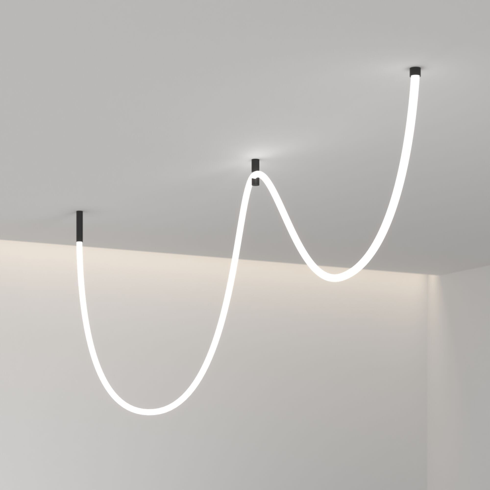 Гибкий неон Elektrostandard Full light 24V 12W 336Led 2835 IP20 круглый дневной белый, 3 м