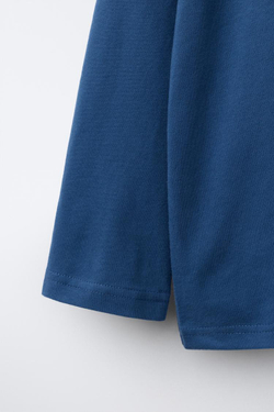 ZARA КОМБИНИРОВАННАЯ ПИЖАМА В ПОЛОСКУ, СИНИЙ