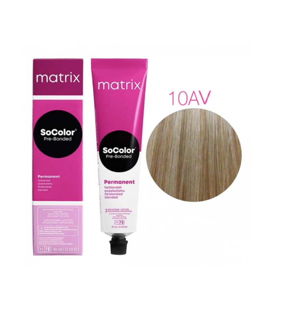 MATRIX SoColor Pre-bonded Permanent 10AV, 90 мл