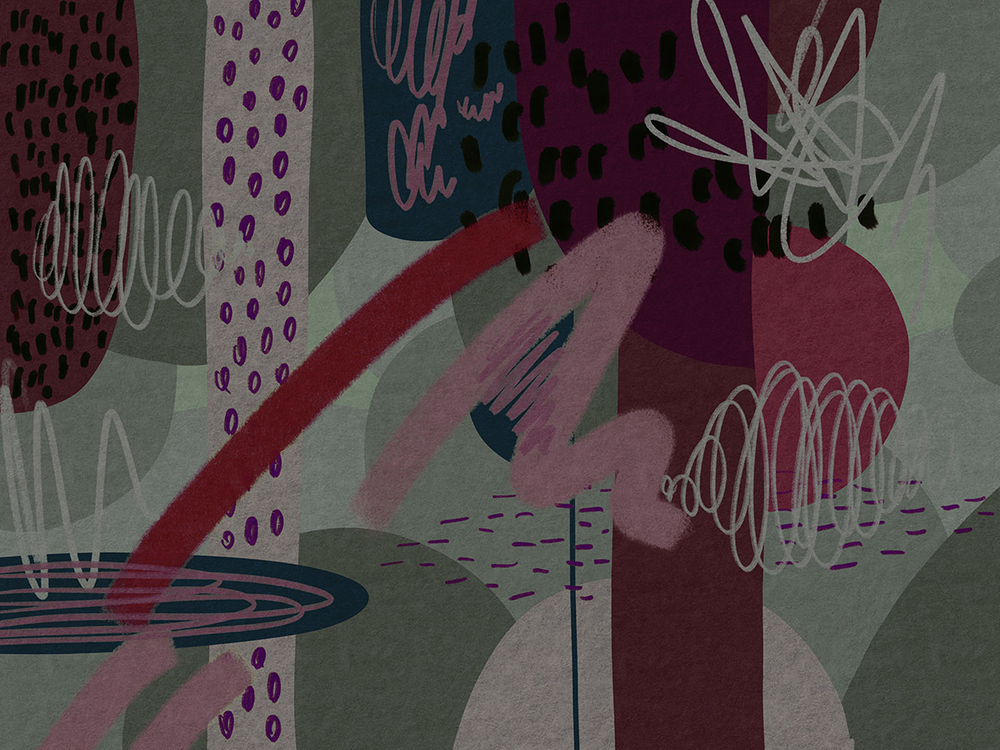 Дизайнерские обои Wall Street Brush