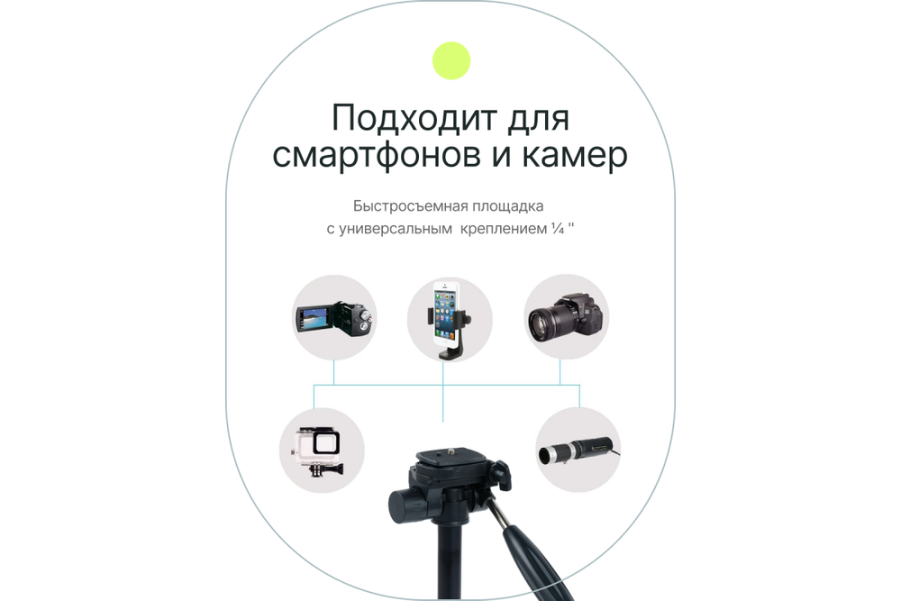 Штатив Raylab Travel 67B алюминиевый сплав (с головой), синий