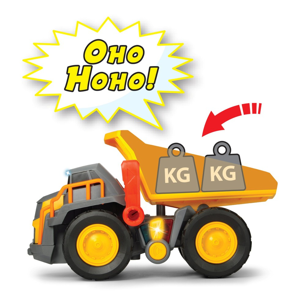 Dickie Construction - Самосвал Volvo с звуком и светом 30 см 3725004