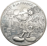 France 10 Euro 2018 – Mickey & La France: Soleil Ardent. Silver Coin from the "Mickey & La France" Series