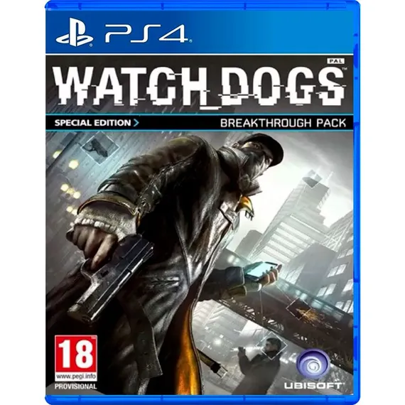 PS4 Watch Dogs Специальное Издание (Новый, Полностью на русском языке, CUSA-00016)