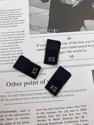 Размерник черный "XS" 14 мм