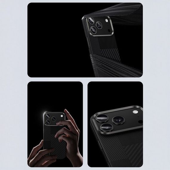 Чехол Benks Montage ArmorAir Case built with Kevlar для iPhone 17 Pro 6.3&quot; (C.K.FL.AP.BK.MB69) черный (600D+1500D)