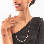 Серьги Coeur de Lion Rose-Grey 3035/21-1912