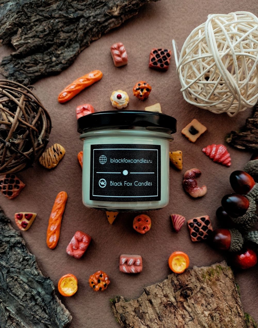Купить Свеча Black Fox Candles Сказки старого пекаря 100 мл Свеча Black Fox Candles Сказки старого пекаря 100 мл