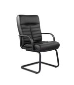 Кресло Орион, низкая спинка, полозья, экокожа Santorini