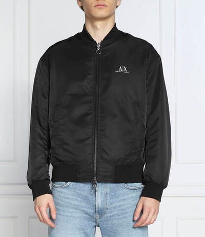 Двухсторонняя куртка бомбер Armani Exchange - черный(8NZBP7 ZNMUZ)
