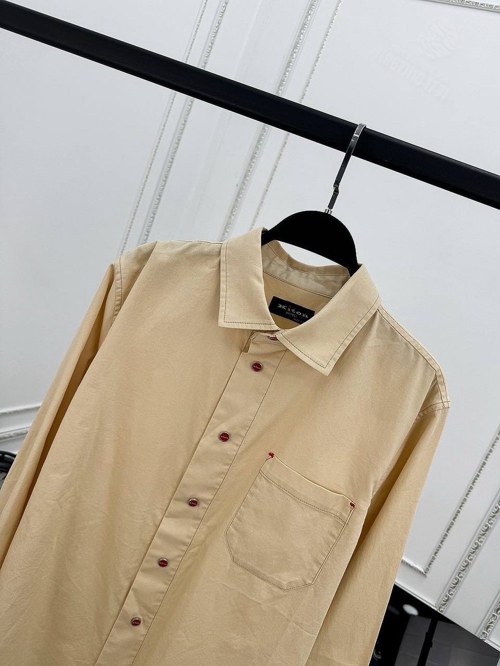 Джинсовая рубашка Kiton