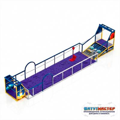Троллей зиплайн «Стремительный полёт», 12×2,5×3,2 м