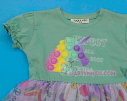 платье Единорог шарики 4500