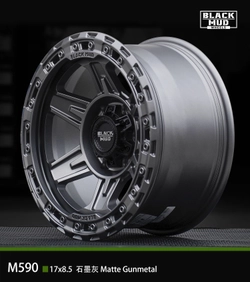 Диск колёсный литой BLACK MUD M590 R17 8,5 ЕТ0 Dark Matte Tint / Matte Gunmetal