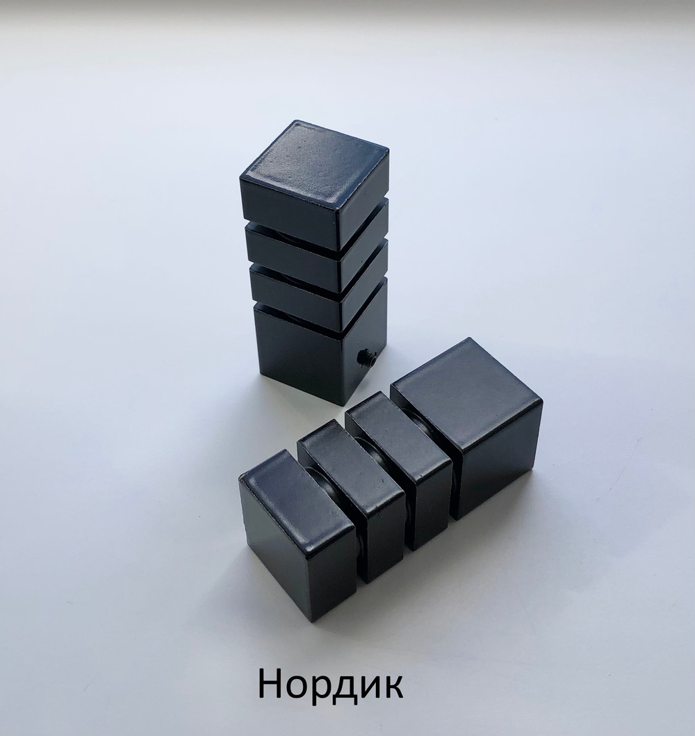 Карнизы кованые для штор двухрядные d19/19 мм, 2 цвета (черный глянец и белый)