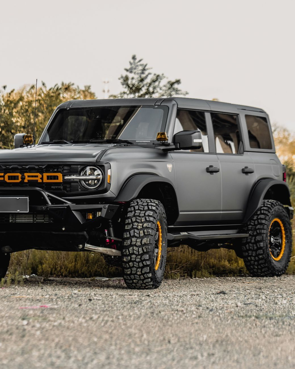 Боковые пороги для Ford Bronco