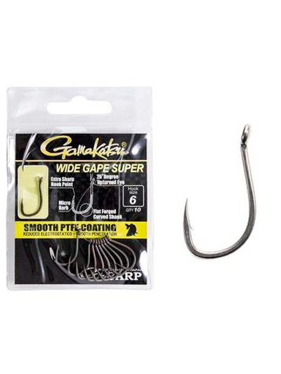 Крючки Gamakatsu G-Carp WIDE GAPE SUPER HOOKS размер 06 (упк.10шт.)