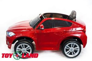 Детский электромобиль Toyland BMW X6M mini Красный