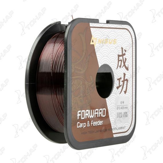 Леска FORWARD Carp & Feeder brown 0,405mm/100m Nylon (N-FСF-0405-100) Nisus