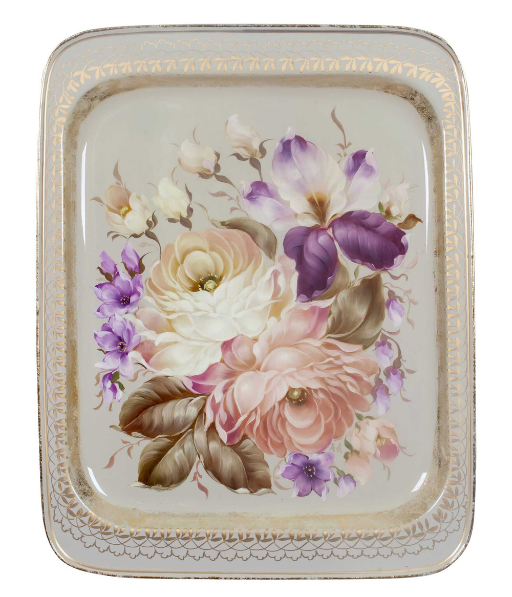 Zhostovo metal tray A13D20072023048