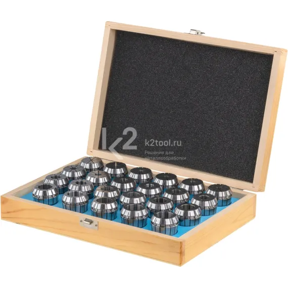 Набор цанг OCM ER40 4-26 мм, 23 шт.