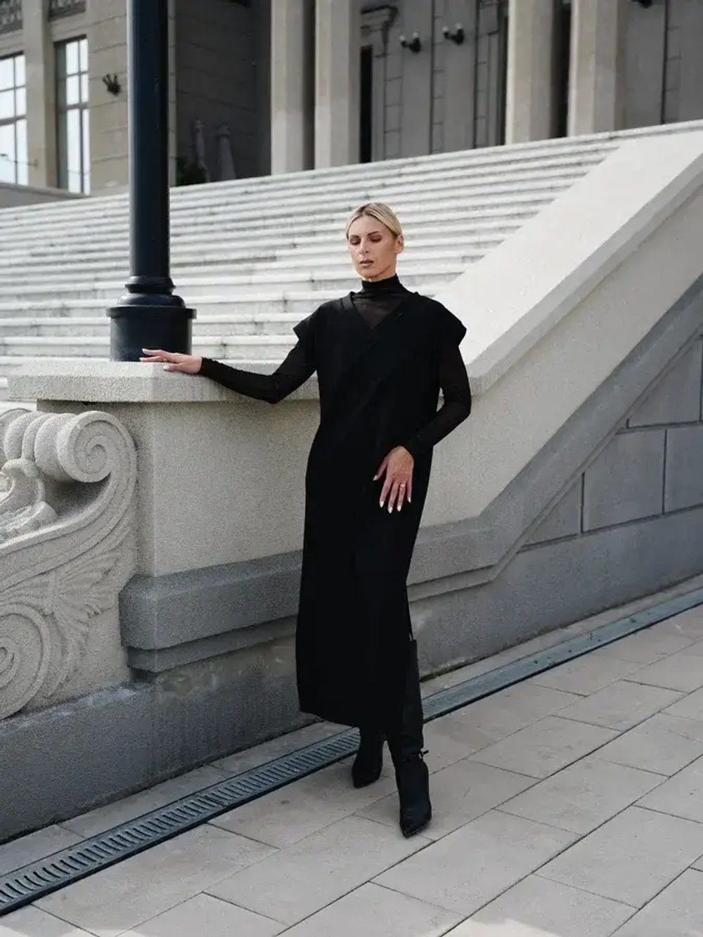 Платье из трикотажа джерси