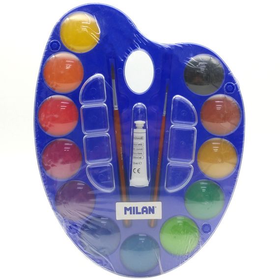 Palitra \ Палитра PALETTE OF 12 WATERCOLOUR TABLETS Ø45mm