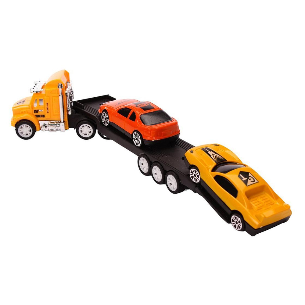 Автовоз инерция +2машины, коробка 99C5-1