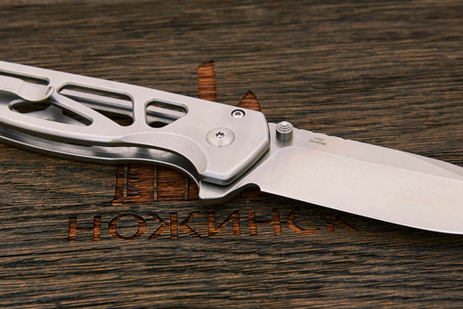 Нож складной CJRB Chord, клинок 87мм, сталь AR-RPM9, рукоять сталь