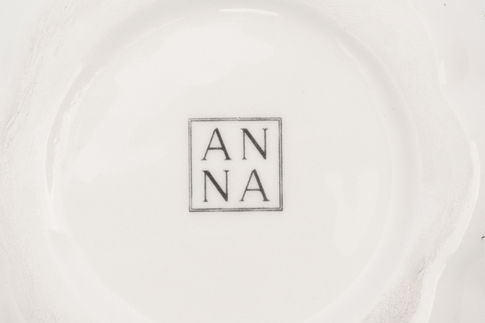 Кружка 520мл Anna Lafarg Light pumpkin Тыква белая в крапинку