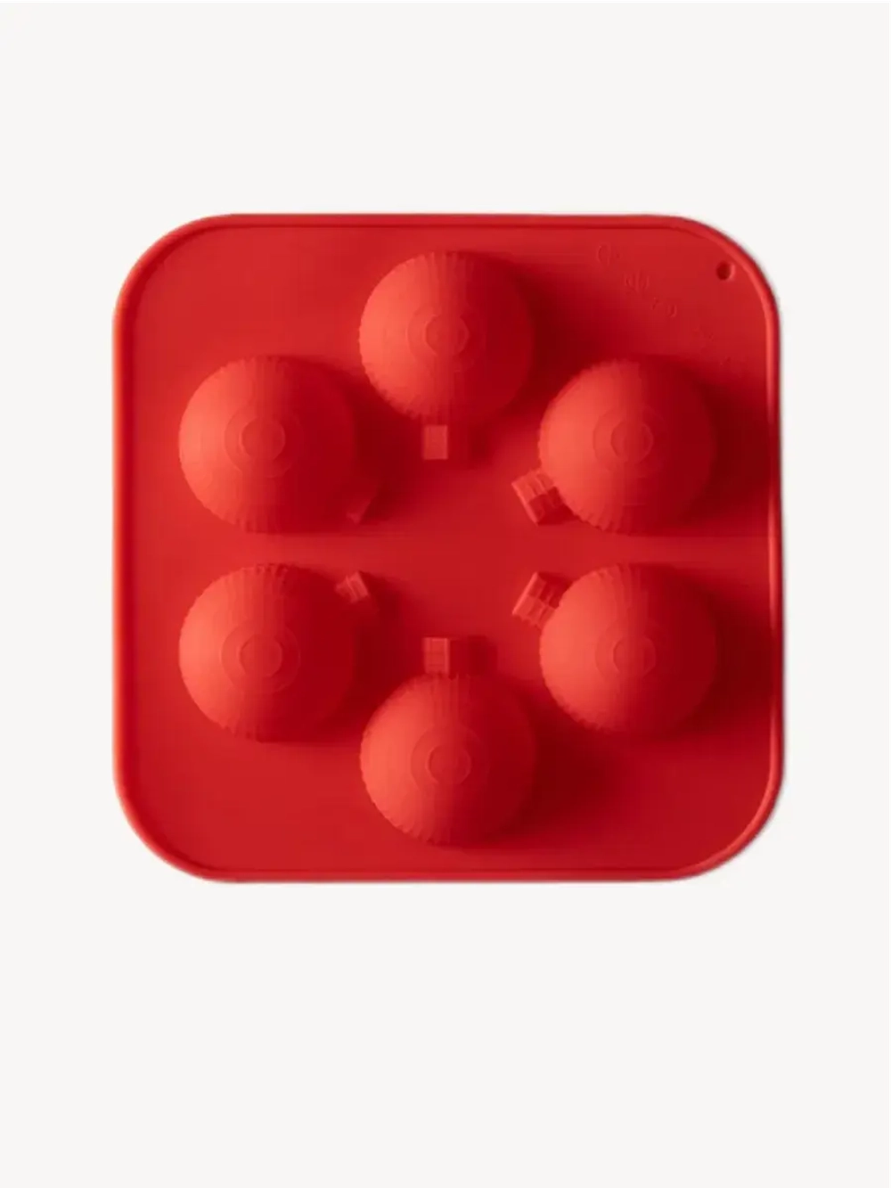 Форма силиконовая «Елочные шарики», 15х15х2 см, 6 ячеек