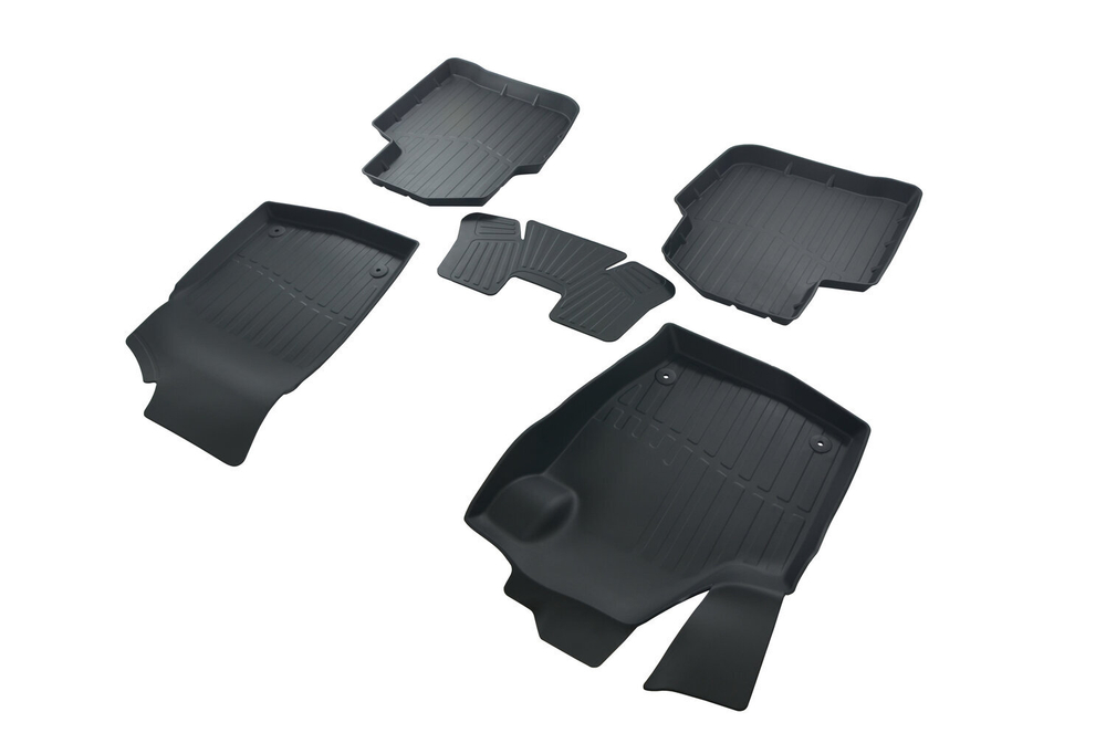 Коврики резиновые в салон 3D LUX для Skoda Rapid (2012-) SRTK.3D.SK.RAP.12G.02061