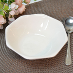 Салатник 15см белый без деколи, фарфор, 8101