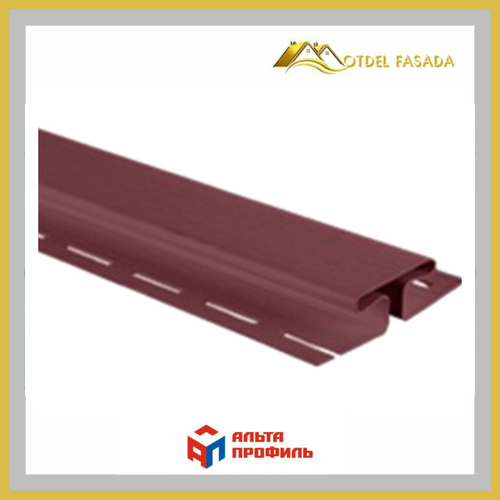 Планка Соединительная Альта Профиль Канада Плюс Премиум Т18  Гранатовый 3м